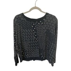 Lou & Gray long sleeve blouse size L